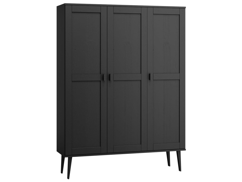 Szafa sosnowa Venuci 3D nr1 wieszak/półki 117 cm