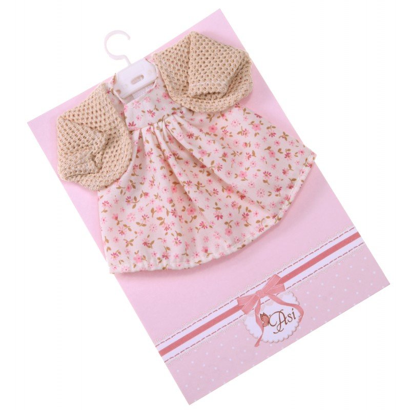 Asi Dolls, Kwiecista sukienka dla lalki Asi, 3114010