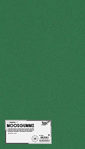 Arkusze piankowe 20x29cm 10 arkuszy kolor ciemny zielony