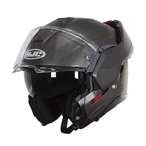 HJC Kask modułowy motocyklowy I100 matowy tytanowy, XXL
