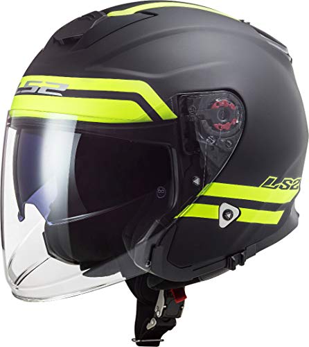 LS2, Casque Infinity Hyper tytanowy żółty, S