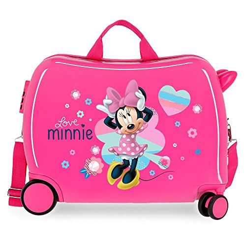 Disney Love Minnie Infantil Różowy (Rosa), Różowy (róża), 50x38x20, Walizka dziecięca