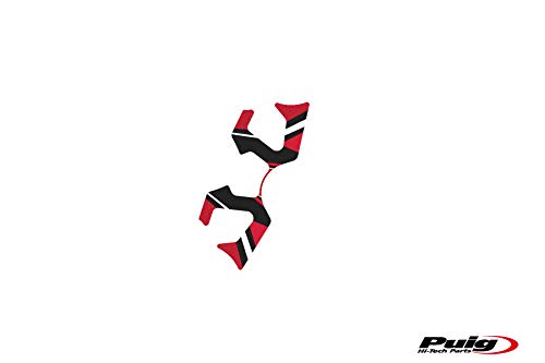 Puig – 7586r: folia ochronna na wyświetlacz sztyca podsiodłowa model YZF R125 radykal 14'czerwony