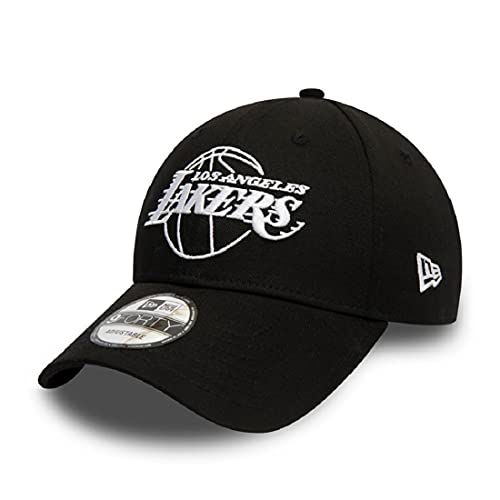 New Era NBA Essential Outli 9Forty regulowana czapka LA Lakers czarna
