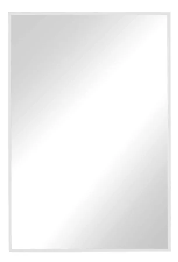Białe prostokątne lustro z podświetleniem led 60x90 cm H4-R53