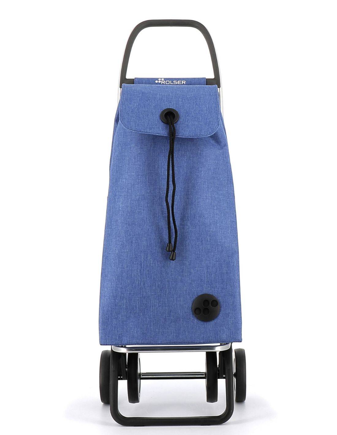 Wózek na zakupy 4-kołowy Rolser I-MAX TWEED - blue