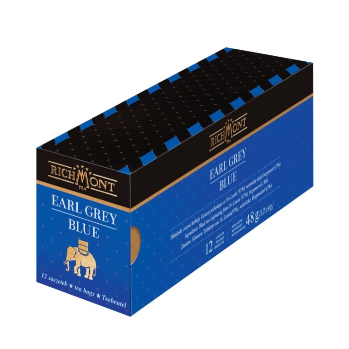 Czarna herbata Richmont Earl Grey Blue 12x4g