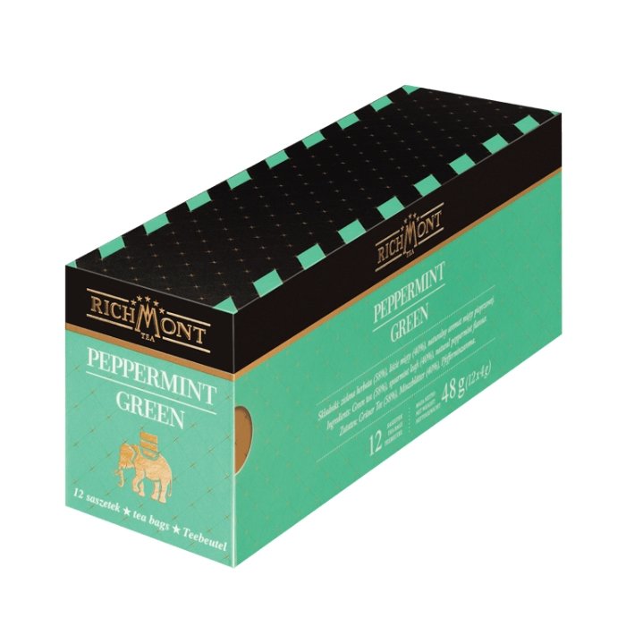 Zielona herbata Richmont Peppermint Green 12x4g