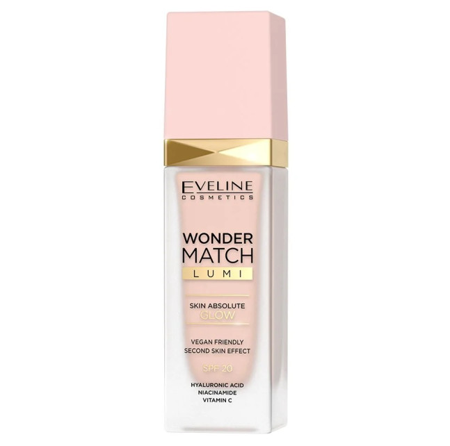 Eveline Cosmetics Wonder Match Lumi rozświetlający podkład 10 Vanilla Warm