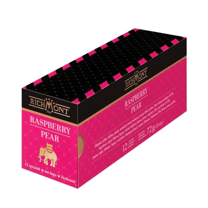 Owocowa herbata  Richmont Raspberry Pear 12x6g