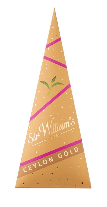 Czarna herbata Sir Williams Tea Ceylon Gold - Piramida 15x2g