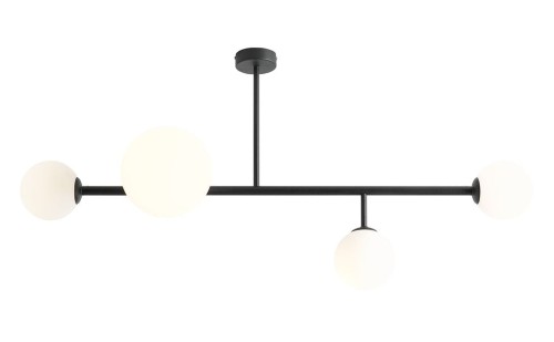 Dione lampa sufitowa 4-punktowa czarna 1092PL_L1