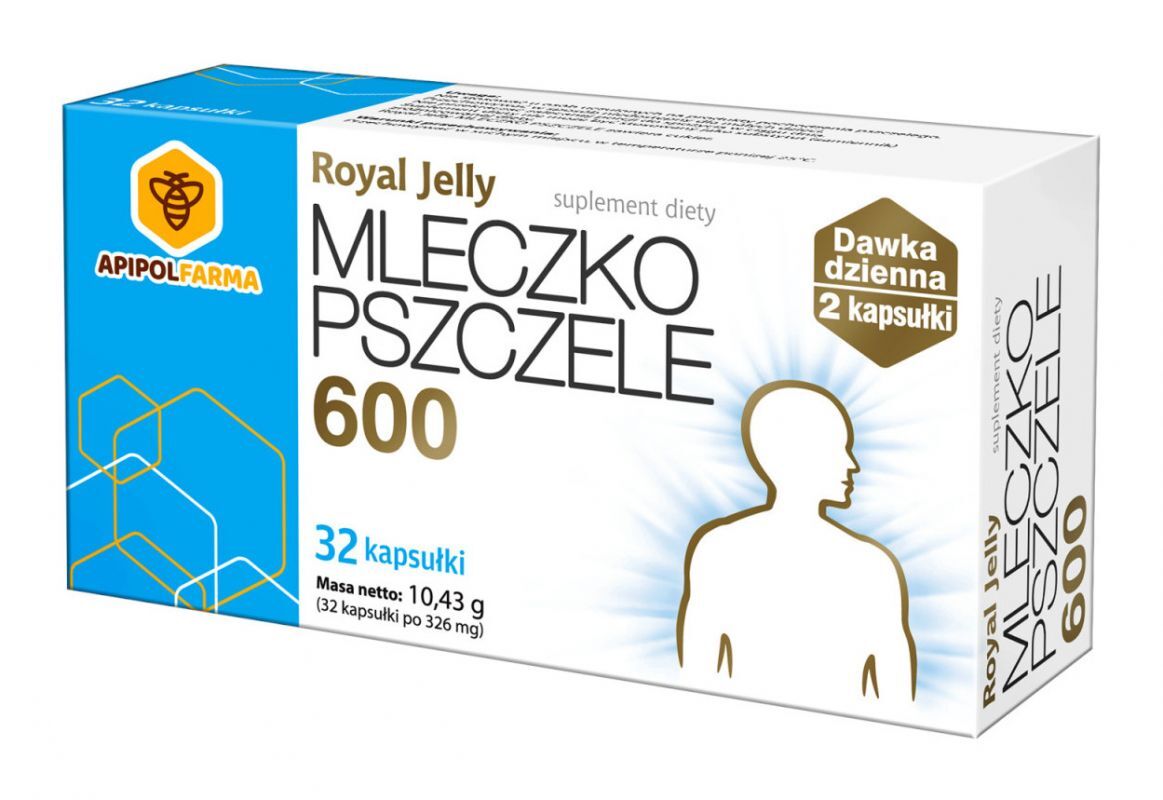 FARMINA Royal Jelly Mleczko pszczele 600, 32 kapsułki