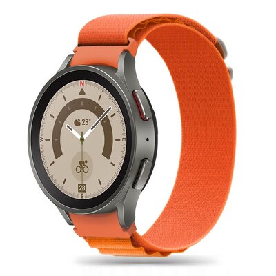 Tech-Protect Pasek Nylon Pro Samsung Galaxy Watch 4/5/5 Pro 40/42/44/45/46 mm Pomarańczowy