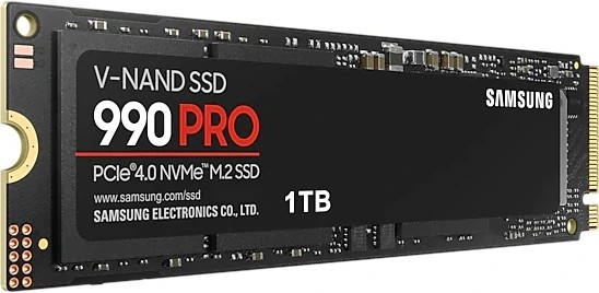 Samsung 1TB M.2 PCIe Gen4 NVMe 990 PRO