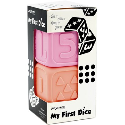 JELLYSTONE DESIGNS Kostki Edukacyjne Guma Balonowa i Brzoskwiniowa Jellystone Designs