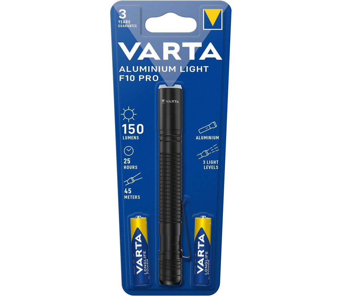 Varta 16606101421 - LED Latarka ALUMINIUM LIGHT LED/2xAAA