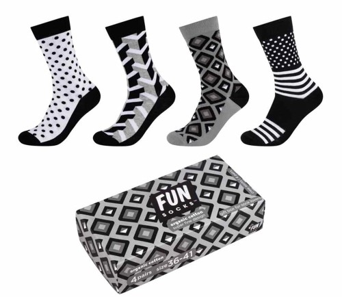 Skarpety skarpetki FUNSOCKS Graphics 4pak Fu71110-9999