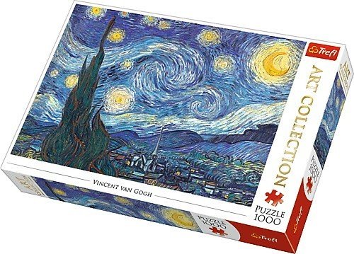 Trefl Puzzle 1000 elementów. Gwiaździsta noc, Vincent van Gogh