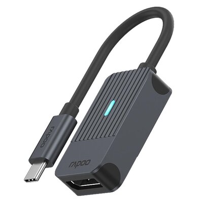 Redukcja Rapoo USB-C/DisplayPort (UCA-1005) Czarna