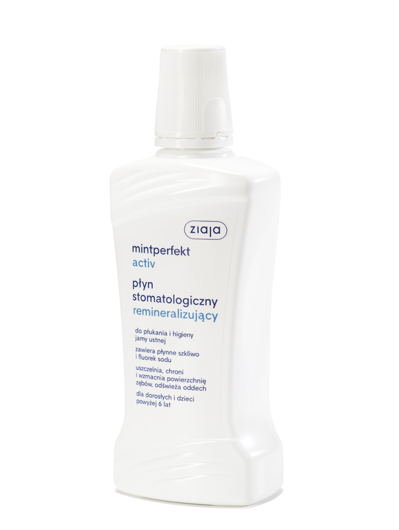Ziaja Ziaja Mintperfekt Activ płyn do płukania jamy ustnej remineralizujący 500 ml 7058982
