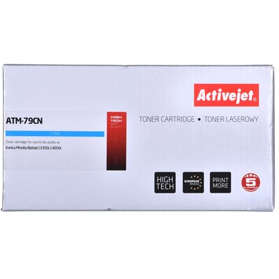Toner Activejet ATM-79CN (zamiennik Konica Minolta TNP79C; Supreme; 9000 stron; błękitny)