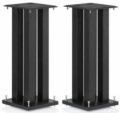Norstone STYLUM SQUARE SPEAKER STANDS BLACK Raty Salon Warszawa Dostawa 0zł Montaż
