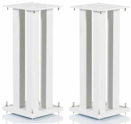 Norstone STYLUM SQUARE SPEAKER STANDS WHITE Raty Salon Warszawa Dostawa 0zł Montaż