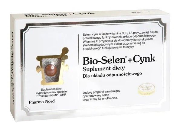 PHARMA NORD Bio-selen+cynk x 60 tabl + książka 