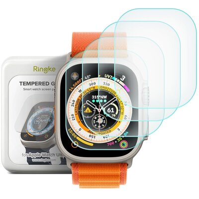 Ringke Szkło hartowane ID FC do Apple Watch Ultra 49 mm 4szt.