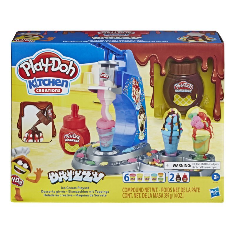 Hasbro Play-doh Teczowa Lodziarnia E6688 Pud3