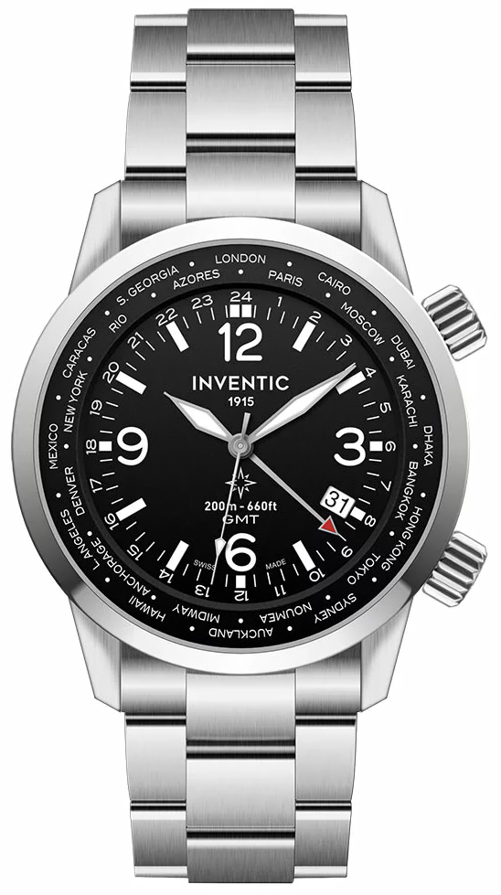 Фото - Наручний годинник GMT Zegarek Inventic C54545.41.65 A3 Aero  Gents - Natychmiastowa WYSYŁKA 0 