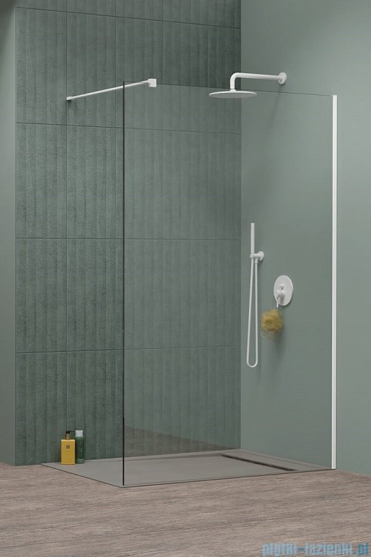Radaway Modo New White II kabina Walk-in 160x200 szkło przejrzyste 389164-04-01
