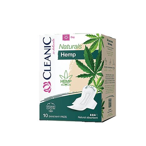 CLEANIC NATURALS Hemp Day Podpaski, 10szt. - >>> DARMOWA od 49zł 