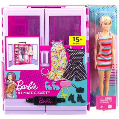 Lalka Barbie Szafa HJL66