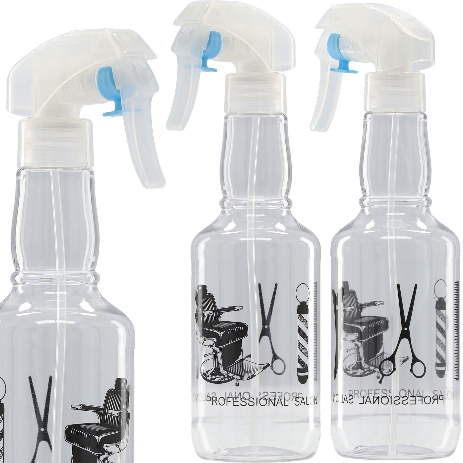 Rozpylacz spryskiwacz fryzjerski do wody atomizer do salonu fryzjerskiego 200 ml A22 transparent