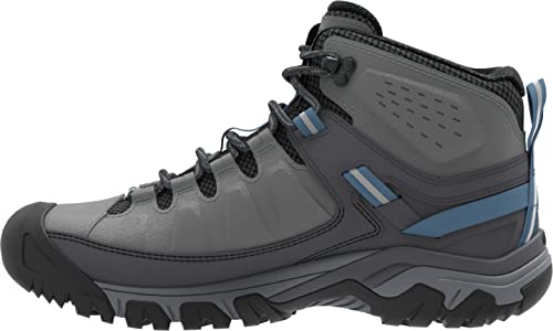 KEEN Męskie buty trekkingowe Targhee 3 Mid wodoodporne, Niebieskie Drizzle Captains, 47.5 EU