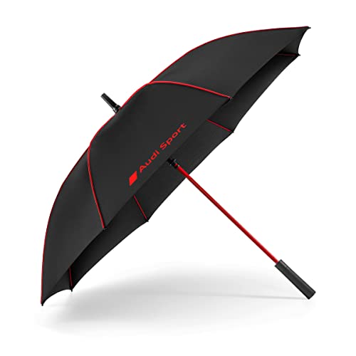 Audi collection 3122200200 parasol automatyczny z logo Audi Sport czarny czerwony Einheitsgröße
