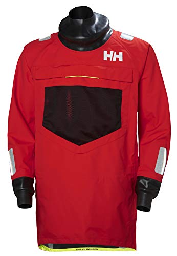 Helly Hansen Aegir Ocean Smock męska kurtka przeciwdeszczowa, czerwona, M