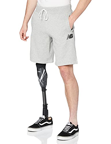 New Balance Core męskie szorty 25 cm, sportowe szare, XX duże