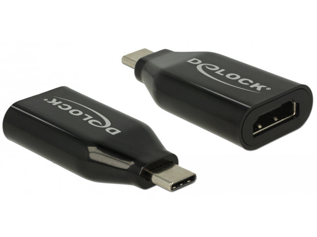 Delock ADAPTER USB TYPE-C(M)-HDMI(F) 4K 60 HZ (THUNDERBOLT 3/DISPLAYPORT ALTERNATE MODE) BLACK (62730)