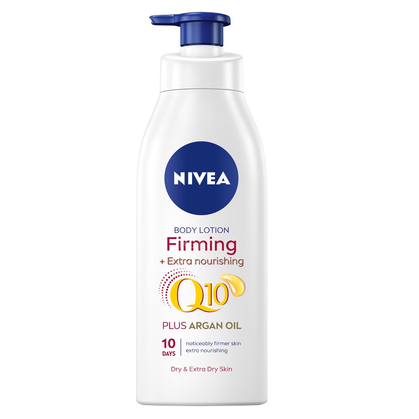 Nivea Q10 ujędrniający + odżywczy balsam do ciała z pompką 400ml