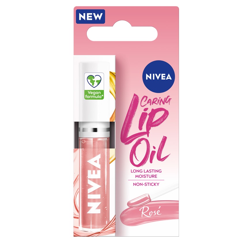 Pielęgnujący olejek do ust NIVEA Rose