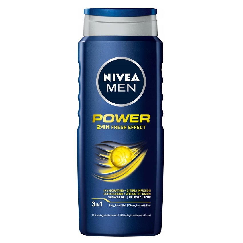 Nivea SHOWER Żel p p 500ml MEN POWER REFREH80898&