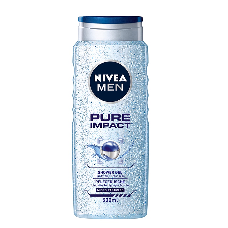 Nivea SHOWER Żel p p 500ml MEN PURE IMPAC 80893&