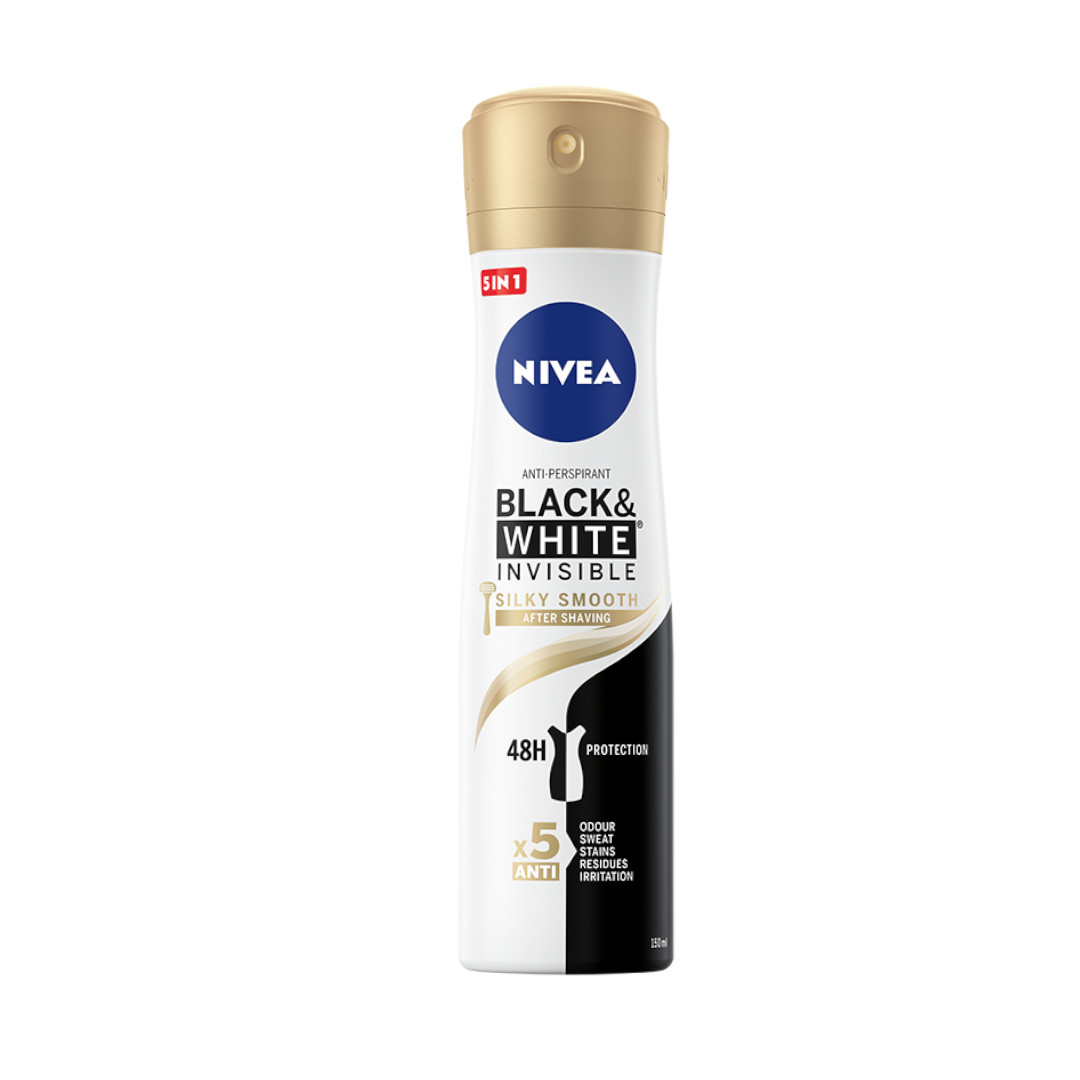 Nivea Black & White Invisible Dezodorant w sprayu 150 ml