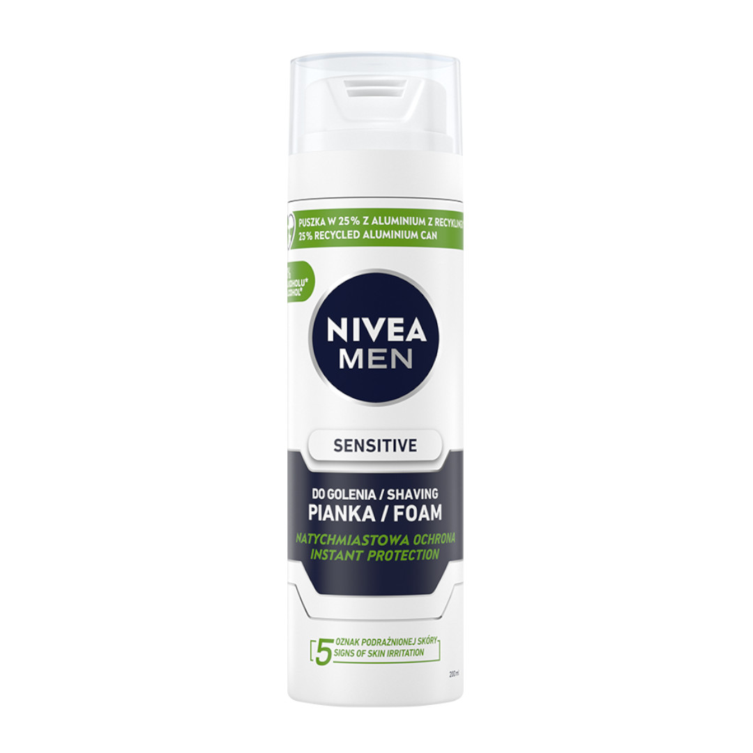 Nivea Pianka do golenia Sensitive 200ml
