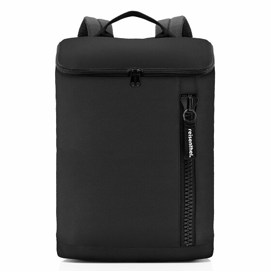 Reisenthel Overnighter-Backpack M Twist Silver - sportowy elegancki plecak, kieszeń na laptopa, wodoodporny, czarny, m