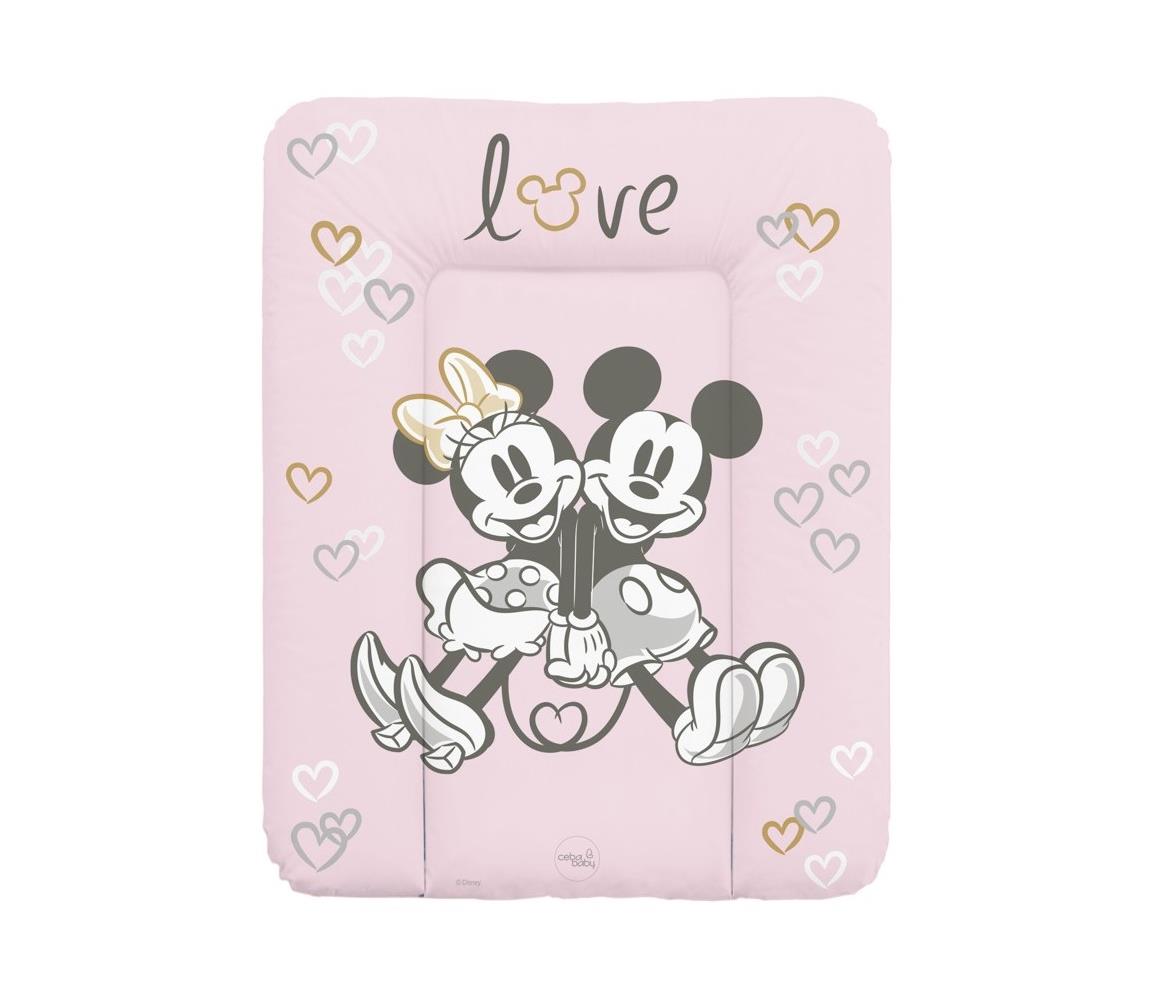 Ceba Baby przewijak miękki na komodę 50x70 Disney Minnie & Mickey Pink
