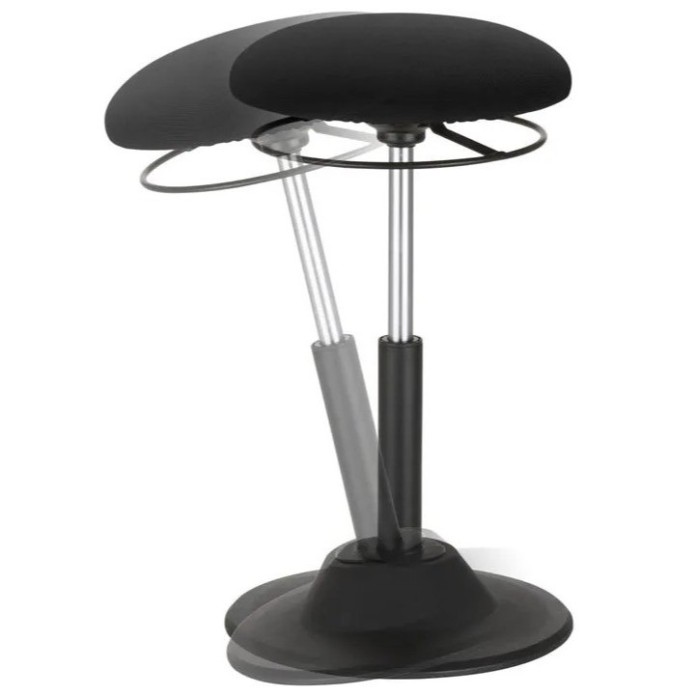 Taboret stołek fitness Flexiwork czarny